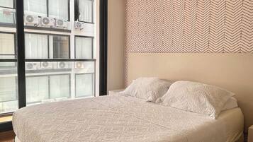 1 chambre, fer et planche Ă repasser, Wi-Fi, draps fournis