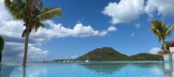 Luxurious beachfront villa with private pool
