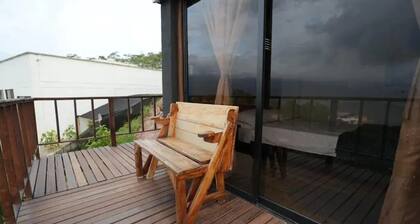 Cabaña de la loma - Deluxe Double Room with Balcony