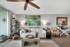 Condo, Multiple Beds (Tristan Towers unit 1D) | Living area