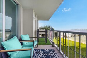 Condo, Multiple Beds (Tristan Towers unit 1D) | Terrace/patio - Tristan Towers Unit 1D (Pensacola Beach)