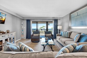 Condo, Multiple Beds (Santa Rosa Dunes 722) | Living area - Santa Rosa Dunes 722 (Pensacola Beach)