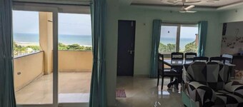 2nd floor Beach view 3 bedroom apartment between two hills