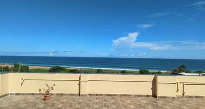 2nd floor Beach view 3 bedroom apartment between two hills