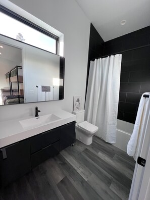 Shower, hair dryer, towels, soap - BRAND NEW DECEMBER 2024!  3 Master Suites Plus Huge Bunk Room/TV Room!  (Angel Fire)