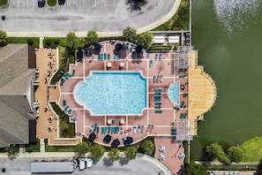 Pool - 4 Bedroom 3 Bathroom Villas At Seven Dwarfs 17-101 (Kissimmee)