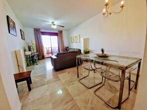 Smart TV, books - Walking Distance to everything in La Cala De Mijas with AC, WiFi,  (La Cala De Mijas)