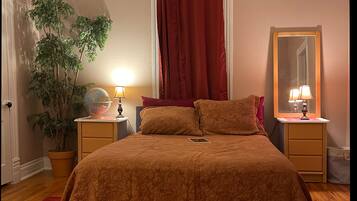 2 chambres, fer et planche Ă repasser, Wi-Fi, draps fournis