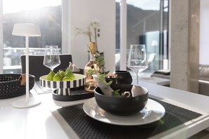 Dining - NEW: Penthouse Mosel-Top Luxury Design 2 persons (Traben-Trarbach)