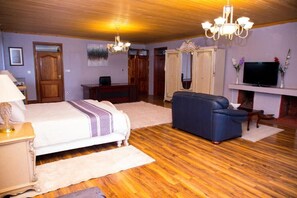 1 habitación, tabla de planchar con plancha y wifi