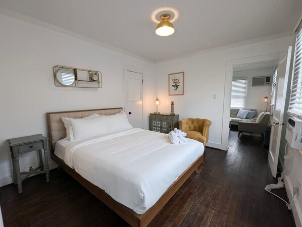 1 sovrum, strykjärn/strykbräda, gratis wi-fi och sängkläder