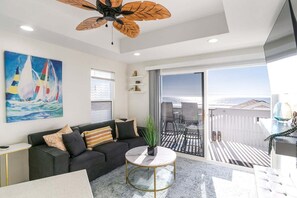 Smart TV, stereo - Beachfront Bliss | Shining Sea Condo on The Strand w/ Ocean Views (Oceanside)