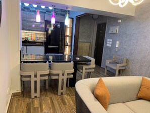 Smart TV - Golden private and safety fully furnished apartment in a high class compound  (Cairo Governorate)