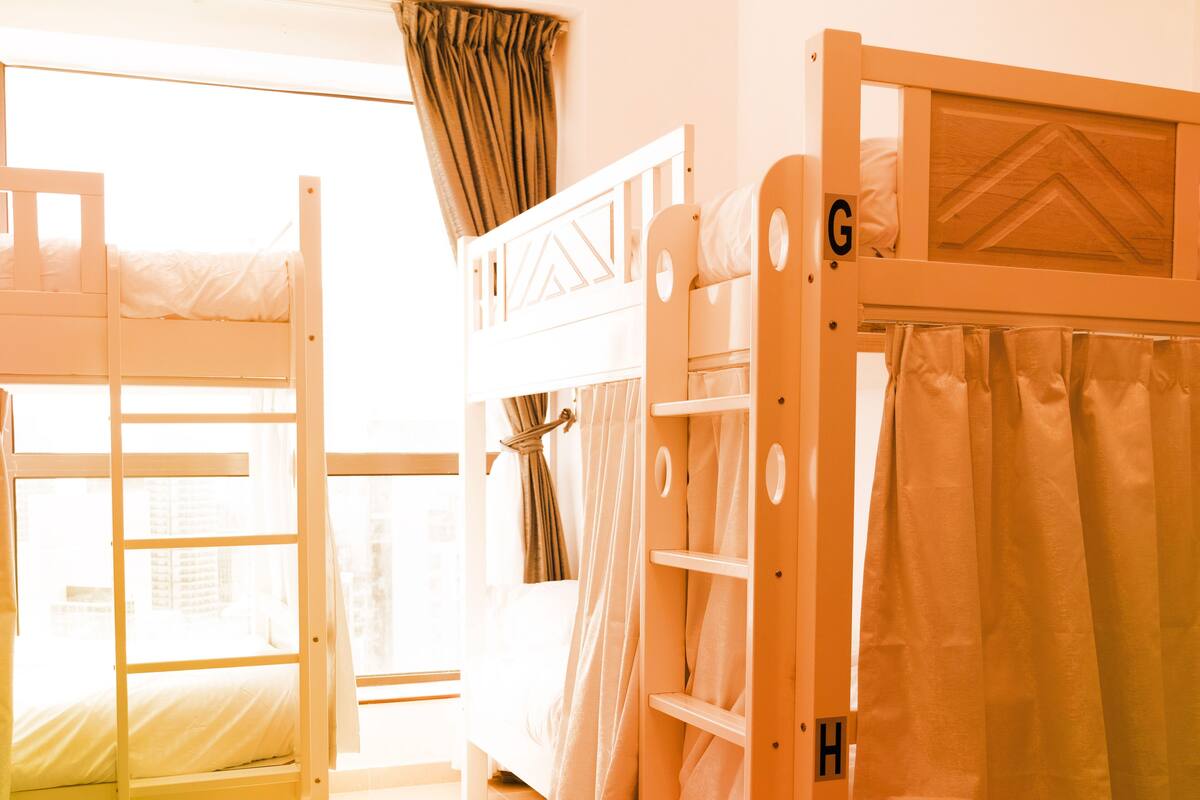 Deluxe Shared Dormitory | Laptop workspace, iron/ironing board (on request), WiFi (free)