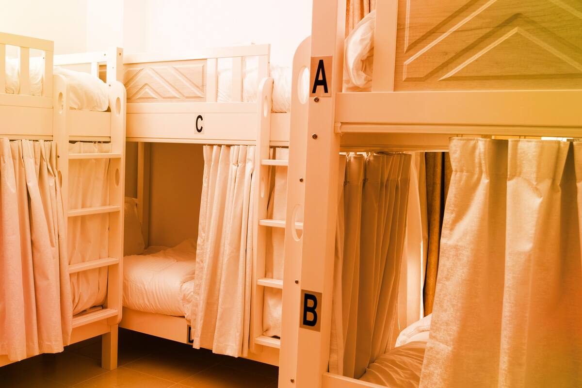 Basic Shared Dormitory, Mixed Dorm | Laptop workspace, iron/ironing board (on request), WiFi (free)
