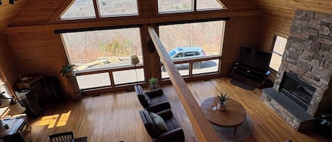 Cheminée, baby-foot