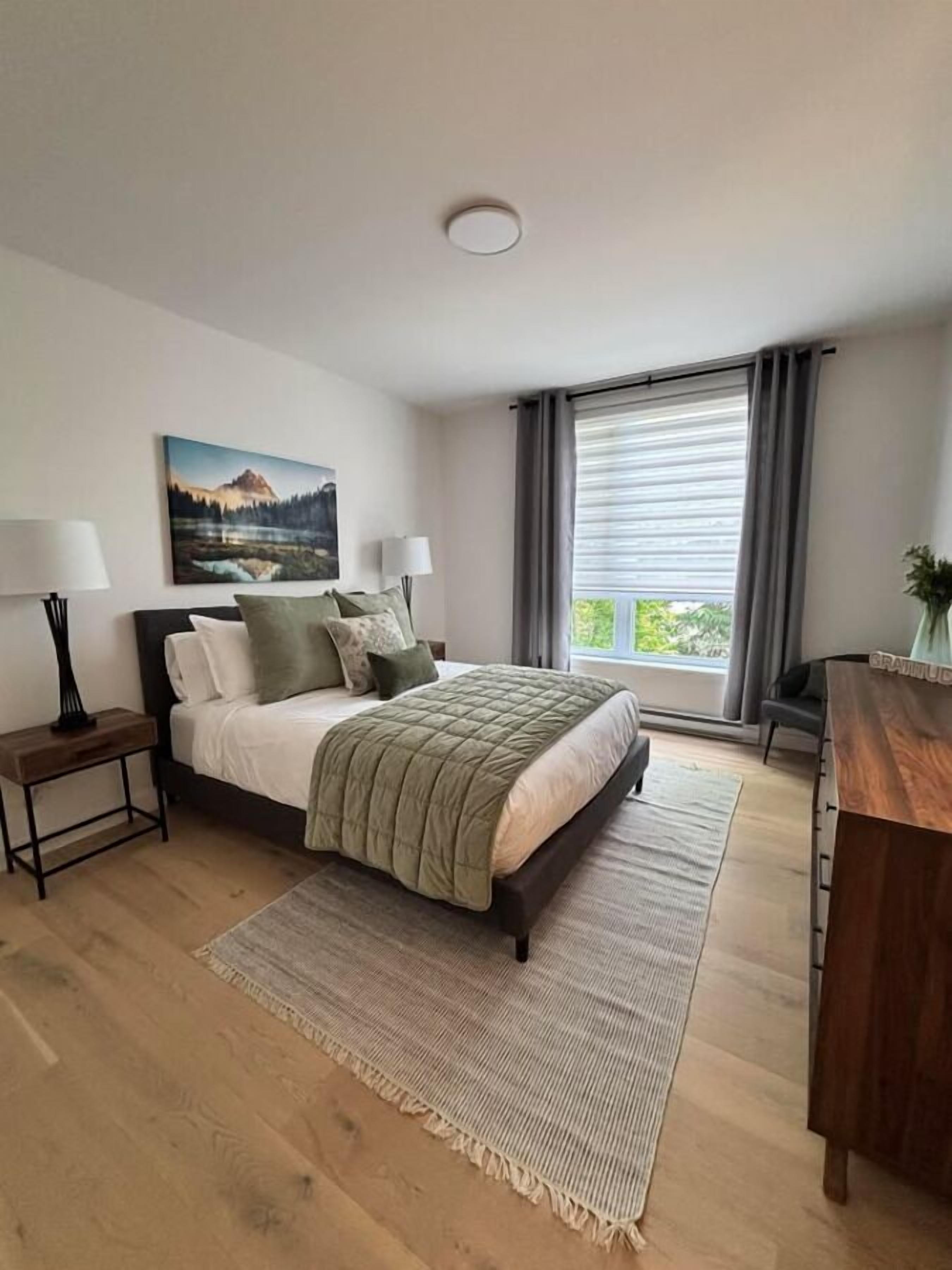 Kondominium (Le 203) | Seprai premium, kedap suara, dan setrika/meja setrika