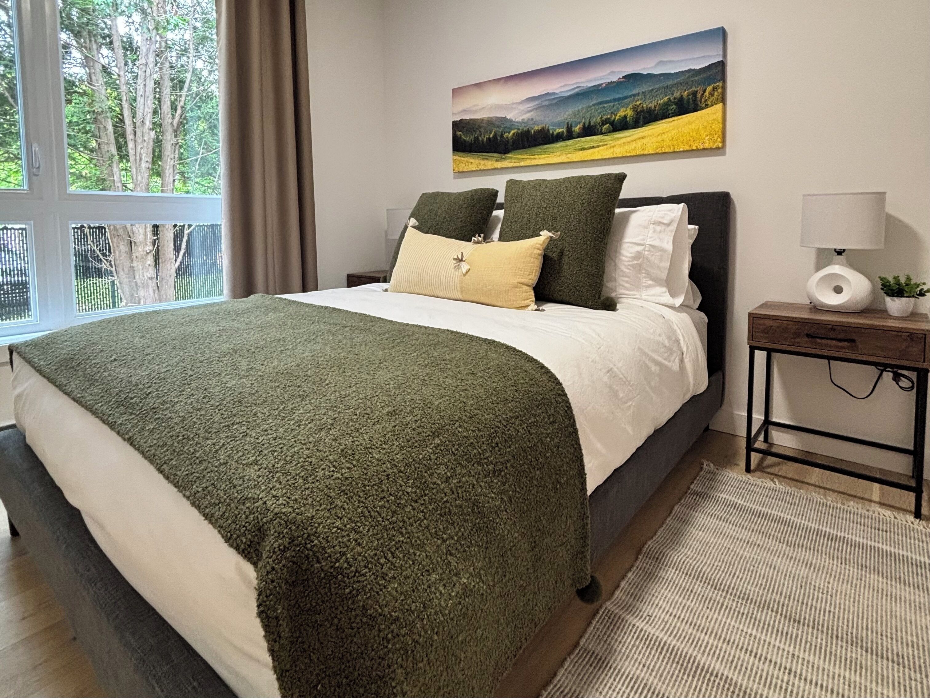 Kondominium (Le 102) | Seprai premium, kedap suara, dan setrika/meja setrika