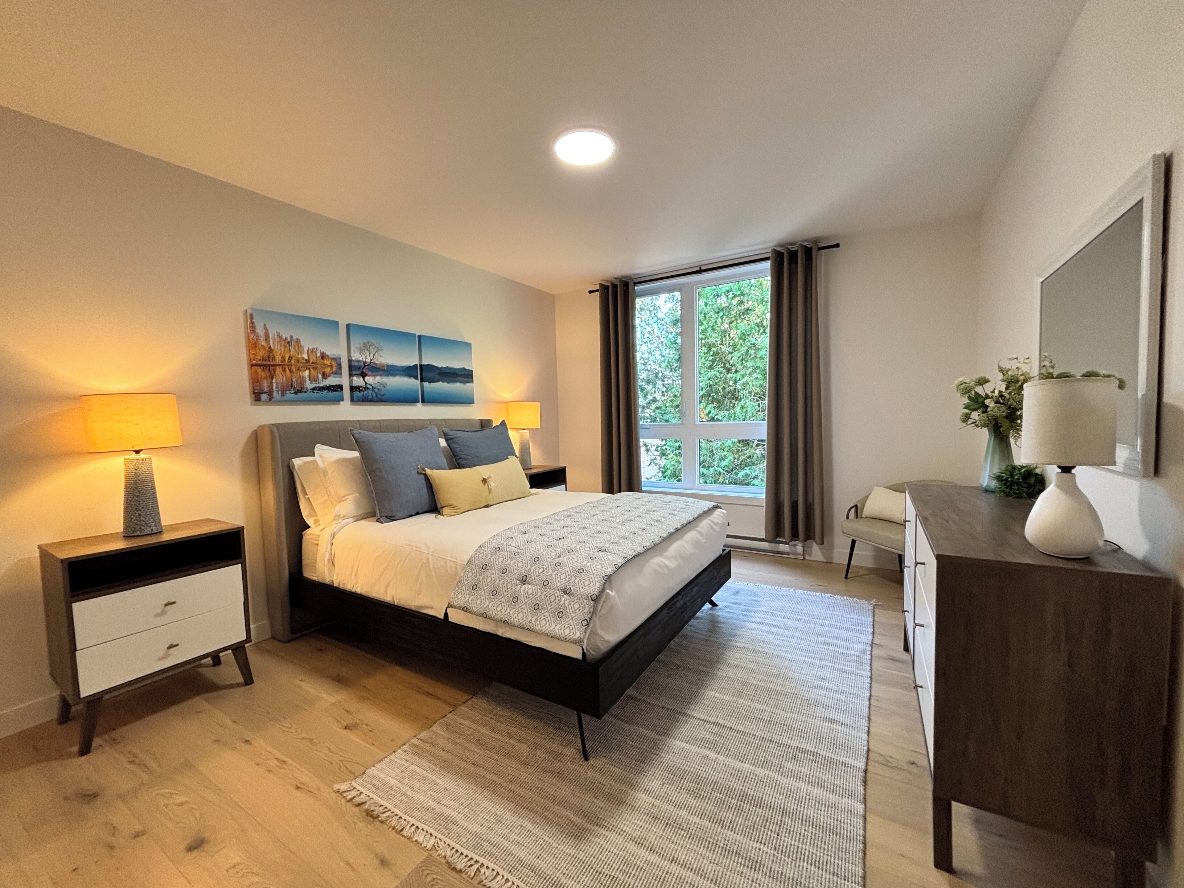 Kondominium (Le 202) | Seprai premium, kedap suara, dan setrika/meja setrika