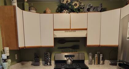Cozy 2-bedroom townhome in tranquil DeKalb with AC, WiFi