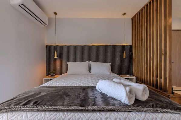 1 Schlafzimmer, kostenloses WLAN, Bettwäsche