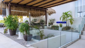 Casa de lujo, vista al mar | Terraza o patio
