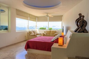 Casa de lujo, vistas al mar | 5 dormitorios, tabla de planchar con plancha, wifi gratis
