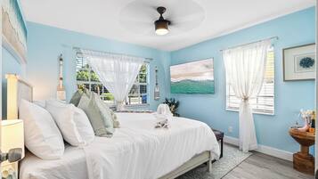 3 bedrooms, iron/ironing board, travel cot, WiFi