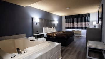 Kamar Comfort, 1 Tempat Tidur King, Bebas Asap Rokok, hot tub | 2 kamar tidur, meja kerja, dan ruang kerja ramah laptop