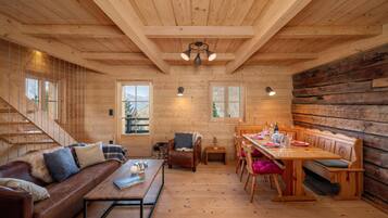 TV connectée, cheminée, livres