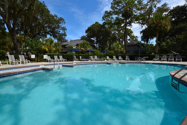 Villa, 3 habitaciones, para fumadores, balcón | Alberca | Alberca al aire libre 