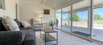 3 bd in 55+ community on south golf course in Sun City AZ with golf cart rental