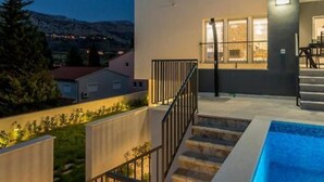 Terrace/patio - Modern & Stylish Villa with Private Pool - Four Bedroom Villa with Pool (Tugare)