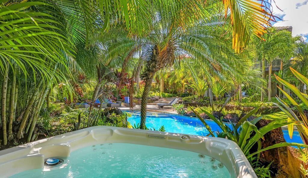 Una piscina riscaldata