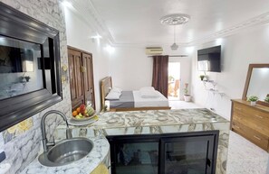 1 soverom, strykejern/-brett, wi-fi og sengetøy