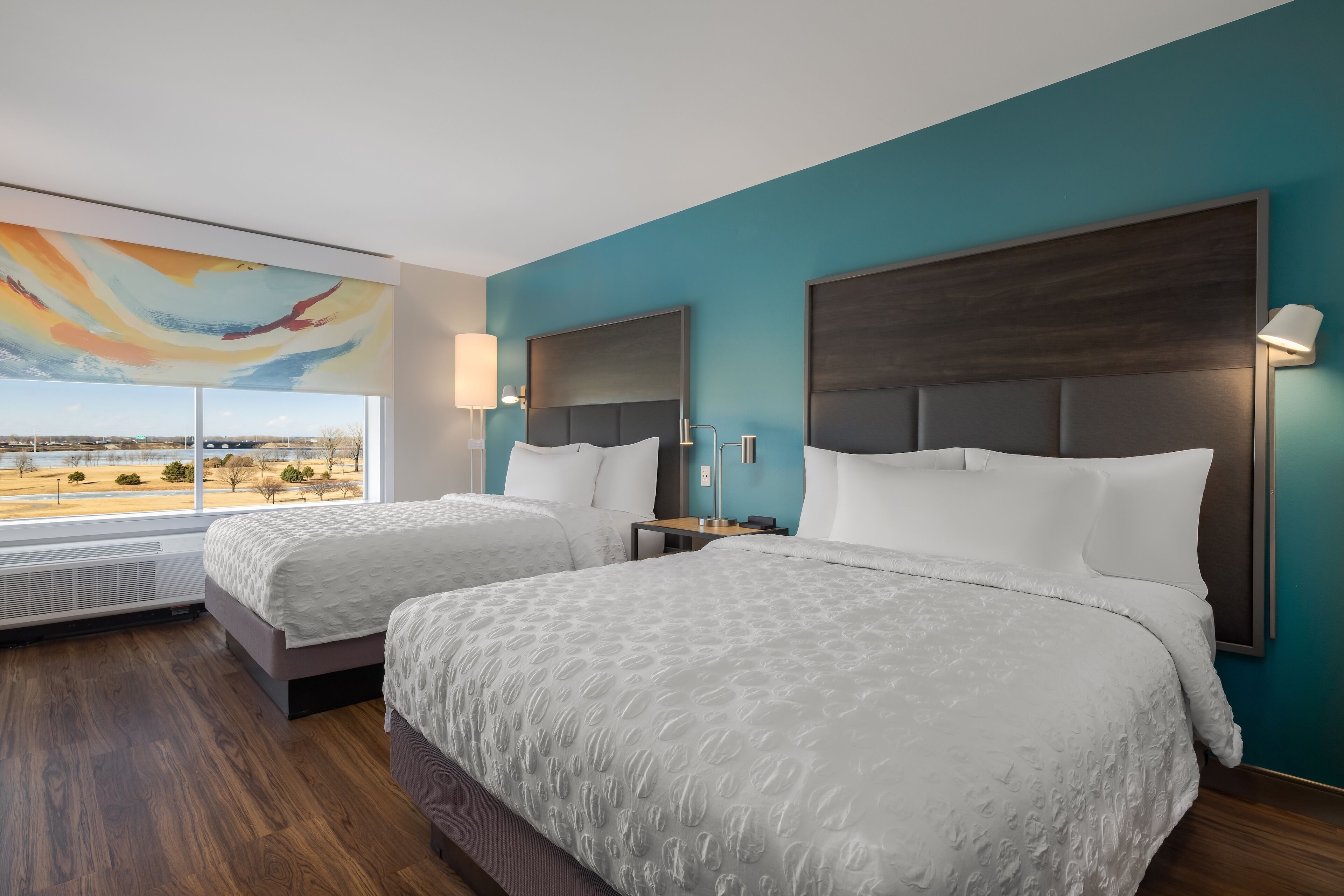 Room, 2 Queen Beds | Blackout drapes, free WiFi, bed sheets