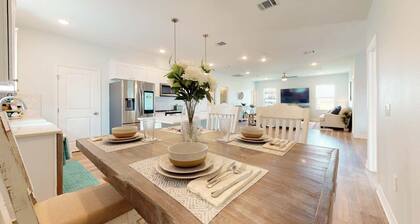 Charming 3-bedroom cabin near the beach with AC in Pleasant Bolivar Peninsula