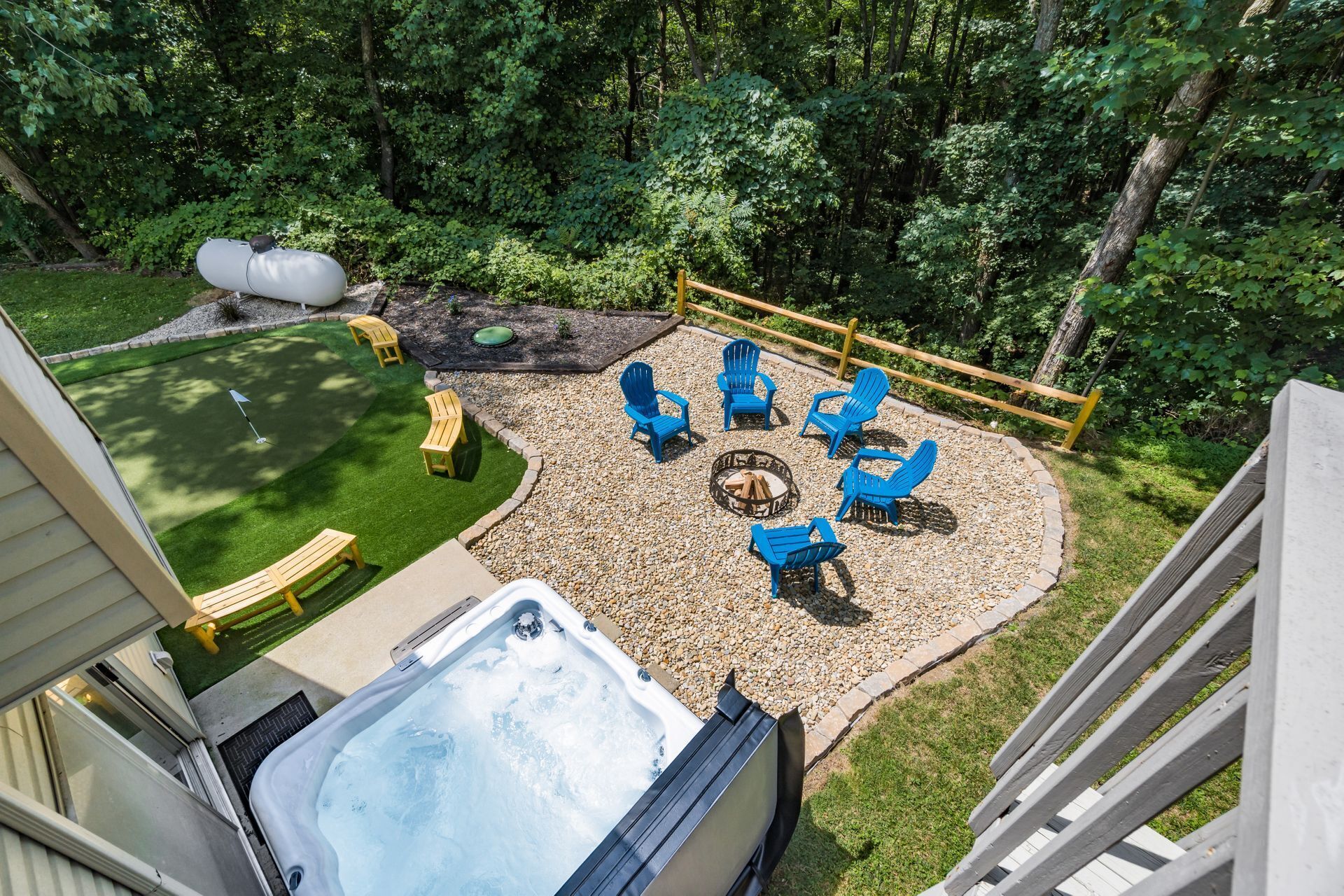 Bain à remous extérieur