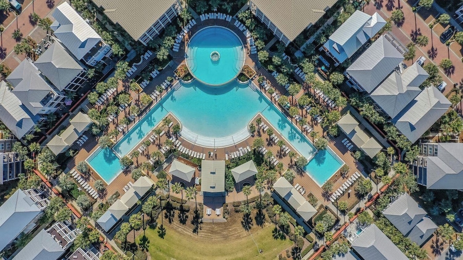 Steps to Private Beach Access Pool + Bikes Seacrest 30A