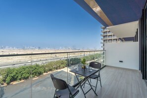 Luxury-Apartment, Balkon | Blick vom Balkon