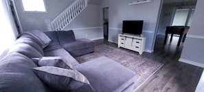 TV connectée, cheminée