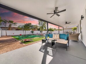 Terrace/patio - 40+ Hot Sun Lakes Golf, Hang, Amenities Galore, Explore! (Sun Lakes)