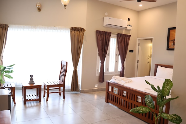 Premium kamer, uitzicht op bergen | Een bureau, gratis wifi, beddengoed