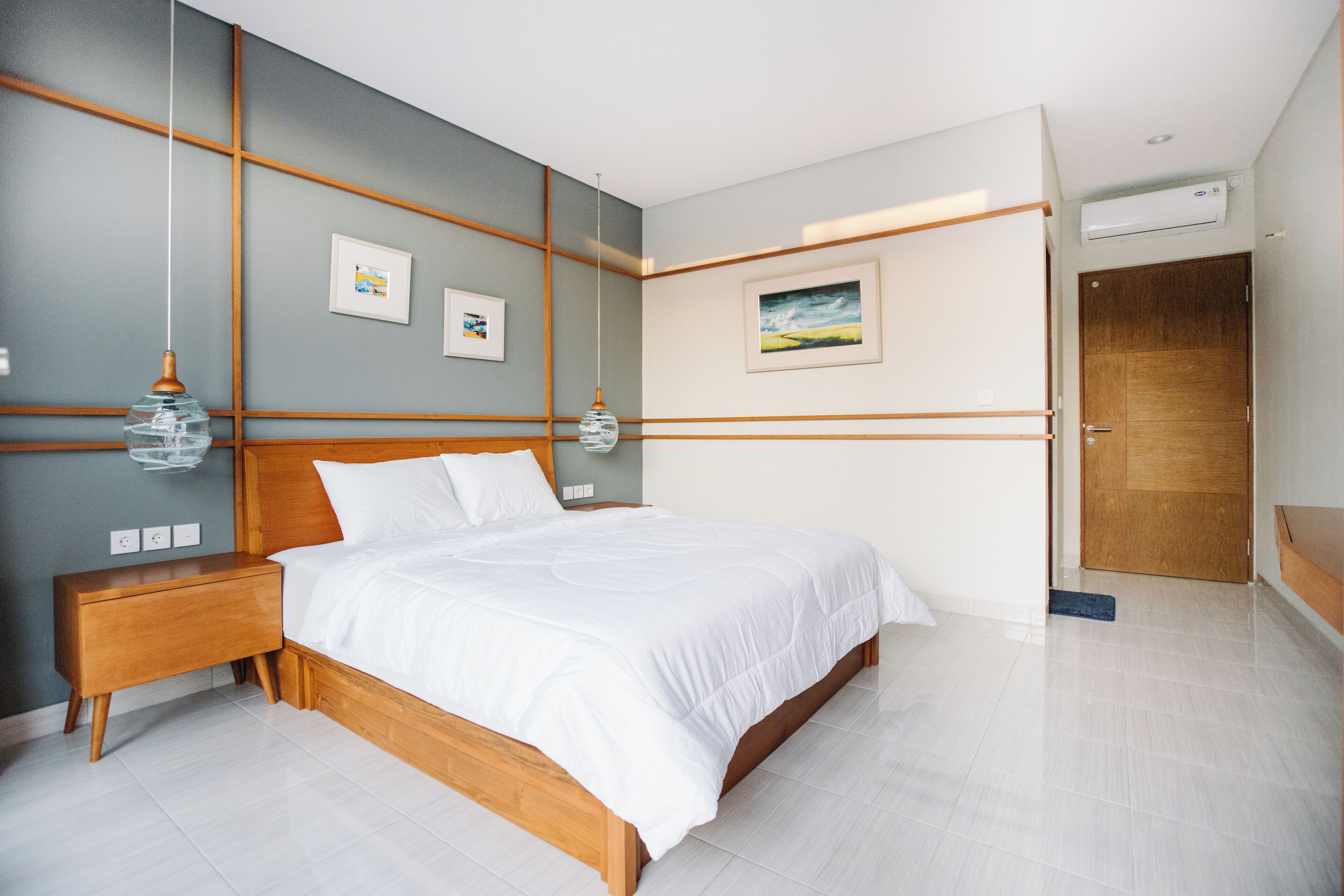 Kamar Standar, 1 kamar tidur, Bebas Asap Rokok, pemandangan kolam renang | Wi-Fi gratis dan seprai linen