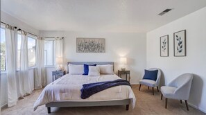 4 chambres, bureau, fer et planche à repasser, Wi-Fi gratuit