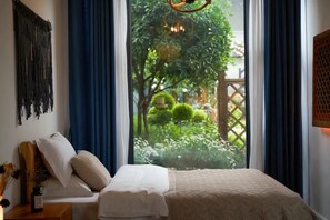 Double Room, Private Bathroom, Garden View