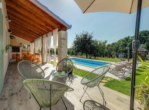 Pool - Villa in Srebrnici With Pool Near Marea Beach (Visnjan)