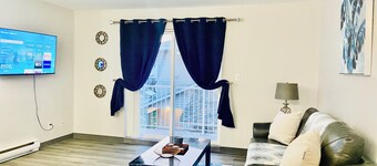 Grande Prairie 2 BR/1 BATH/Furnished/Patio & BBQ/24 hrs scrty camera/Free prking