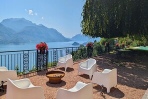 Family Villa, Multiple Bedrooms, Refrigerator & Microwave, Mountainside (Chalet Miralago) | Outdoor dining