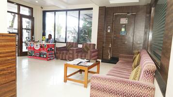 Sitteområde i lobbyen